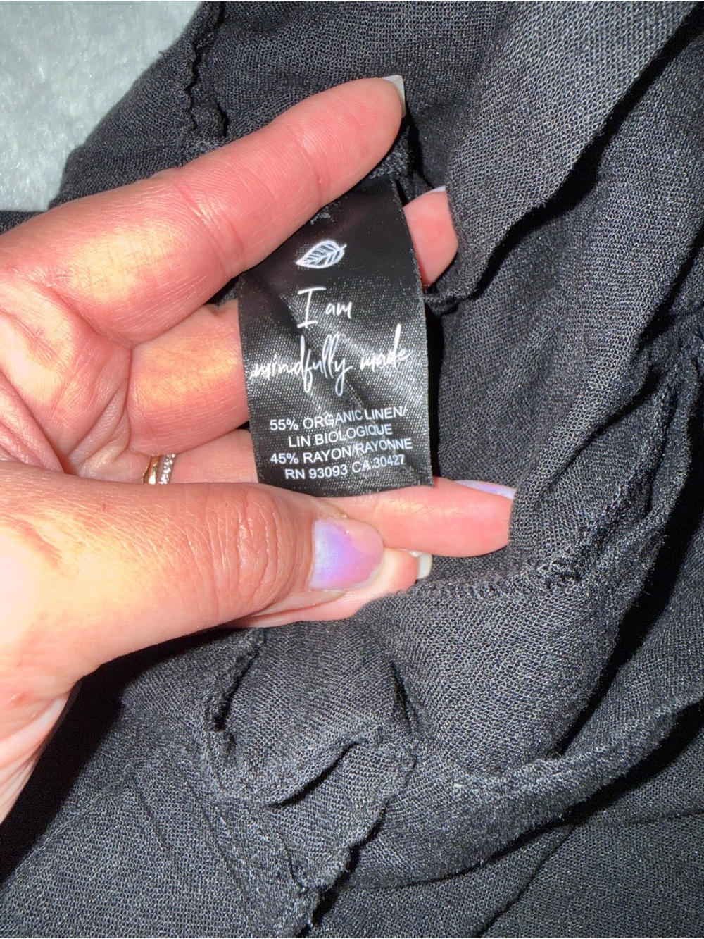 NWT NIC+ZOE Black Tailored Linen-Blend Shorts Size 14 - Picture 7 of 8
